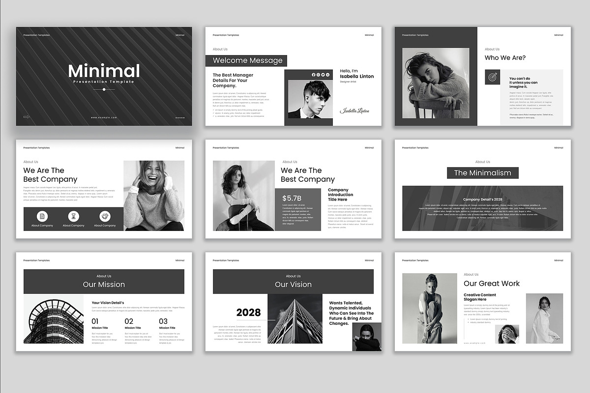 Minimal Presentation Template, a Presentation Template by Pradaxa (Photo 4 of 7)