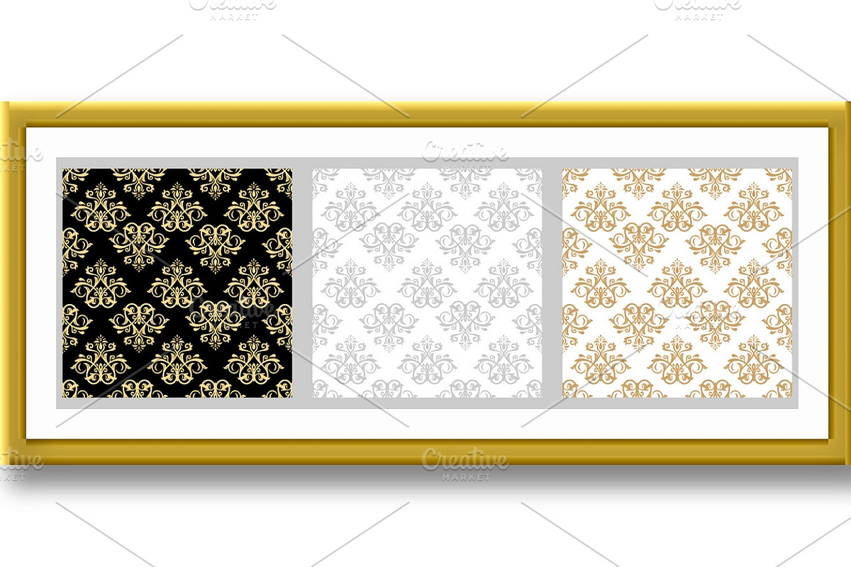 Set of Classic Orient Seamless, a Pattern Graphic by FineArtStudio (Photo 2 of 3)