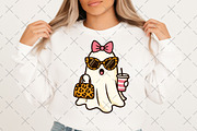 Ghost Leopard Coquette Halloween Png, an Illustration by Craft Nest (Thumbnail 2 of 6)