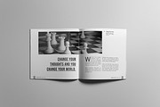 Minimal Square Magazine Template, a Magazine Template by Uloel Design (Thumbnail 5 of 12)
