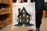 Beige & Black Halloween Clipart, an Illustration by Rose Art (Thumbnail 4 of 7)