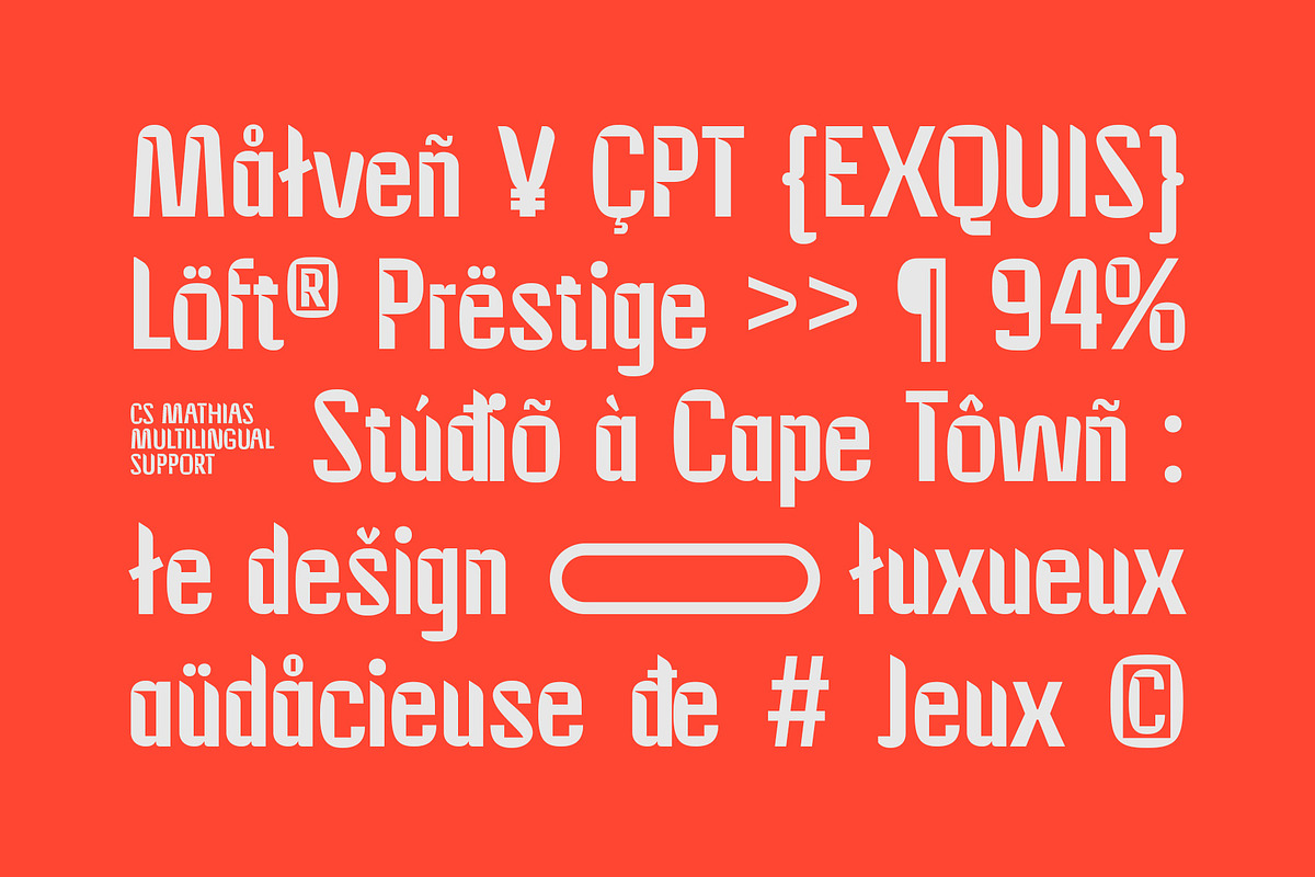 CS Mathias – Inktrap Font, a Sans Serif Font by Craft Supply Co. (Photo 6 of 8)