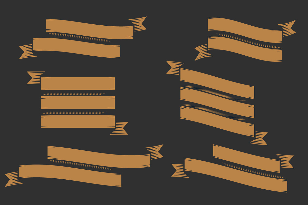 Vintage Ribbons Set, a Graphic by verywell (Photo 2 of 3)