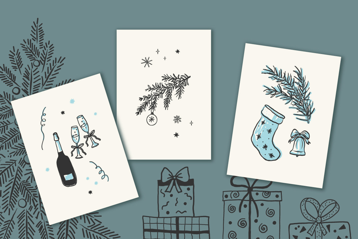 Hand Drawn Christmas Collection, an Object Graphic by Oxi An illustrator (Photo 7 of 9)