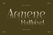 Aquene Halfpixel, a Serif Font by Craft Supply Co. (Thumbnail 1 of 8)