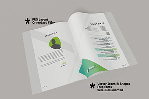 Company Magazine Template