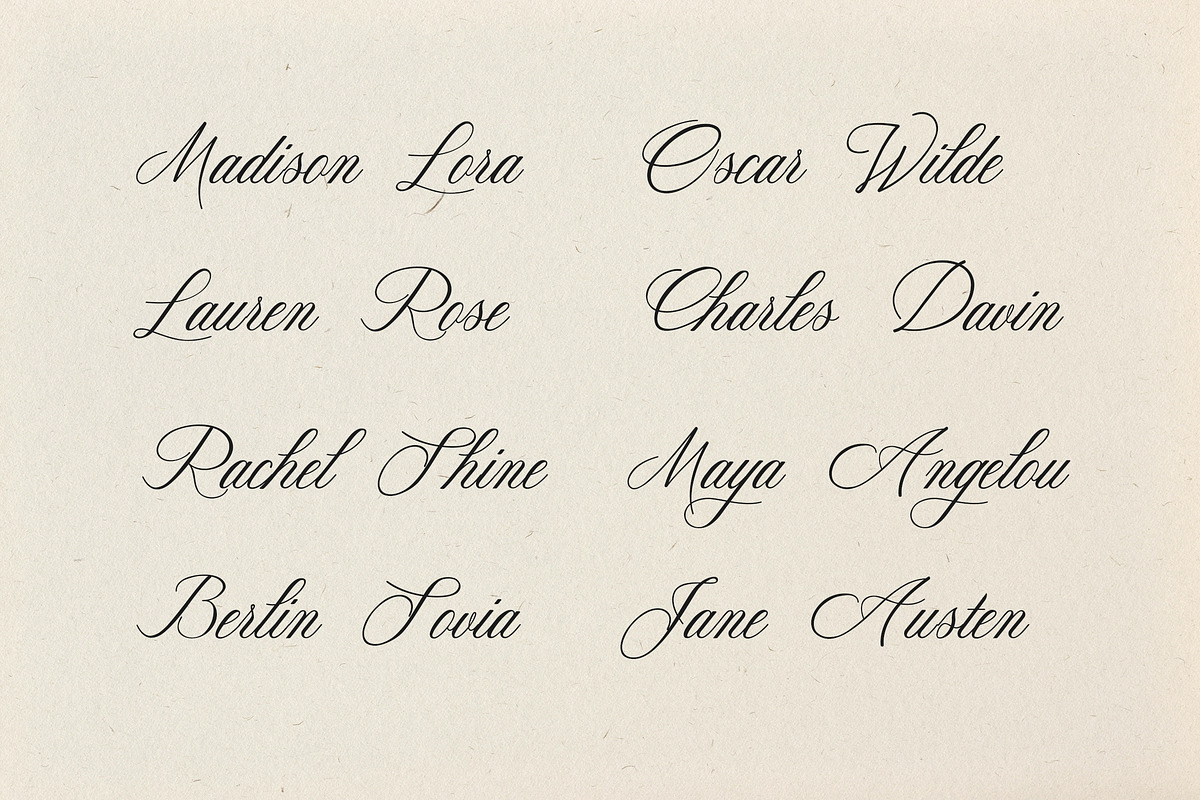 Bangeline Pahronia Calligraphy Font, a Handwritten Font by UICreative (Photo 7 of 12)