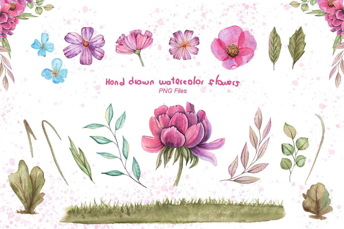 Watercolor Day with little Lambs, an Illustration by TanataDesign (Photo 4 of 11)