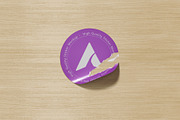 High Quality Torn Paper Sticker Mock, a Packaging Mockup by Tahtagraphic (Thumbnail 4 of 5)