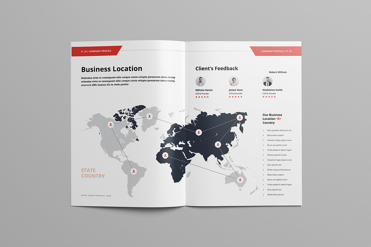 Company Profile | Canva & Word preview 8