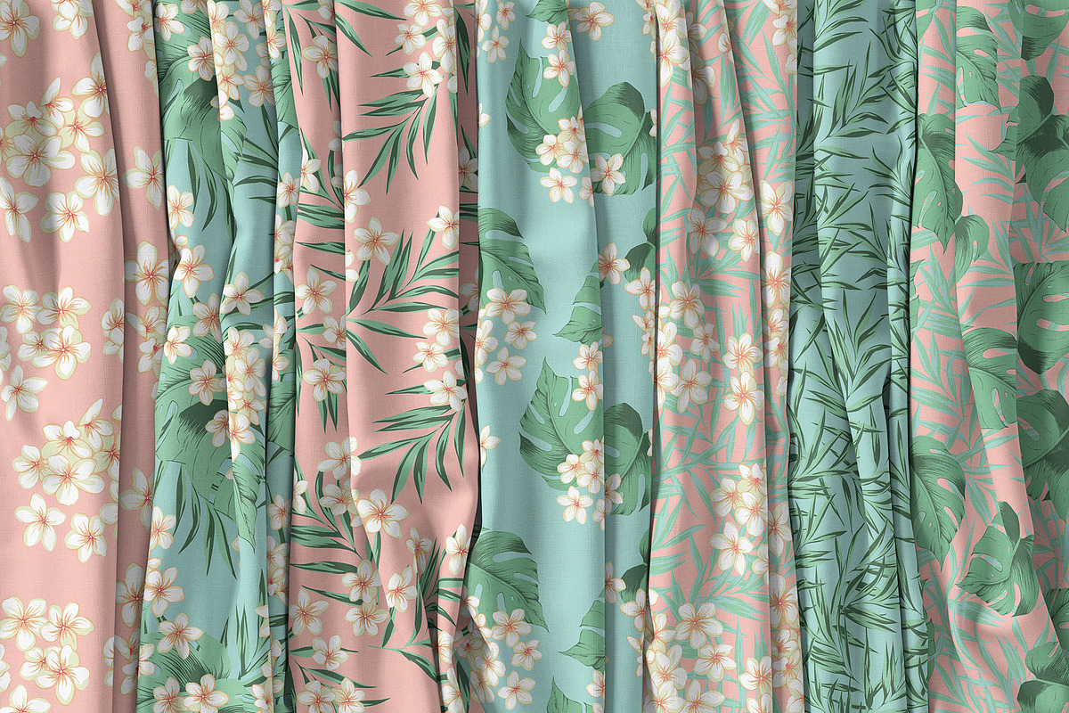 Alba Tropicale | Vector patterns set, a Pattern Graphic by Tanya Vollar (Photo 2 of 11)