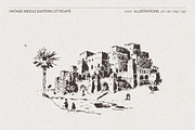 Vintage Middle Eastern Architecture, an Empty State Illustration by TheMountBirdStudio (Thumbnail 3 of 9)