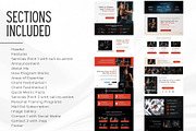 Fitness Coach Canva Website Template, a Landing Page Template by Kromatic Design Studio (Thumbnail 2 of 8)