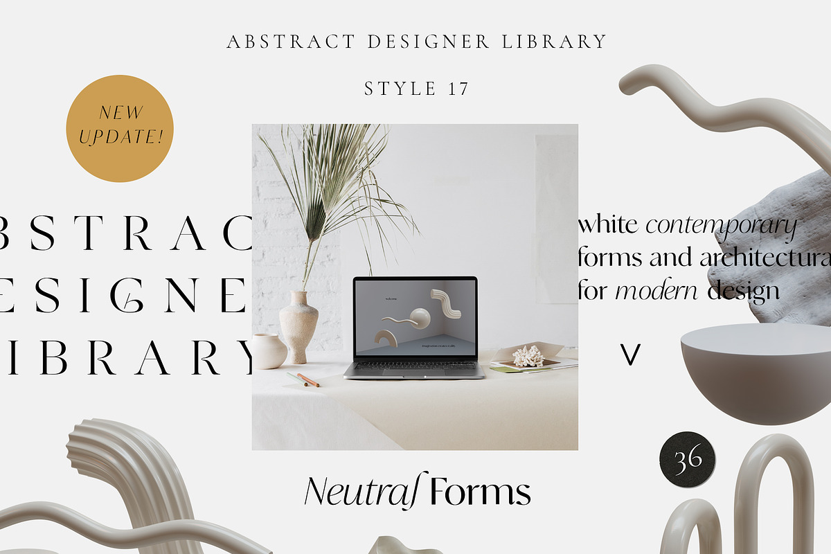 ABSTRACT DESIGN LIBRARY shapes, an Object Graphic by Lana Elanor (Photo 35 of 56)