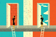 Business Concepts Bundle 11 Women, a Person Illustration by retrorocket (Thumbnail 2 of 21)