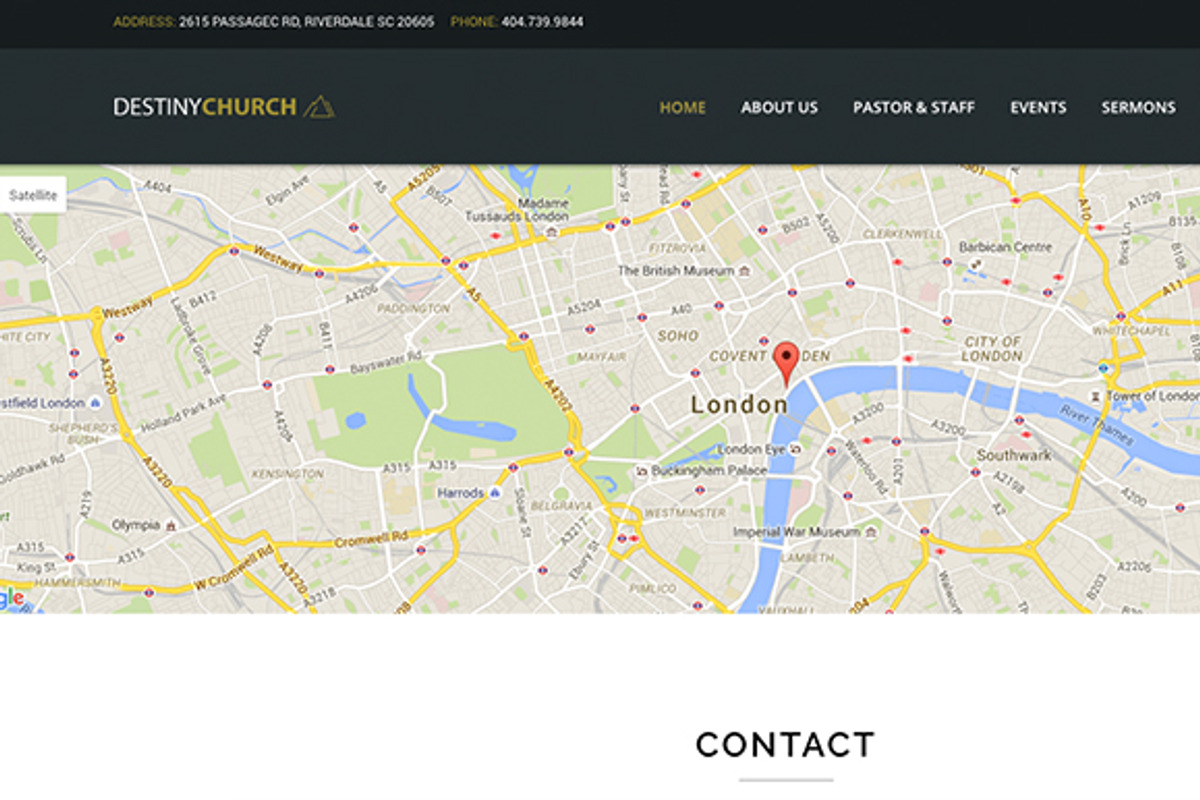 DestinyChurch Theme, a Bootstrap Template by Canvalta (Photo 4 of 4)