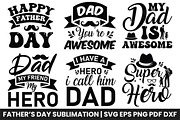 Fathers Day SVG Bundle Cricut Design, an Object Graphic by Creative Arslan (Thumbnail 6 of 6)