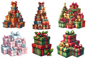 Christmas Gifts Clipart, an Illustration by Designworld (Thumbnail 4 of 6)