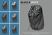 Chic Monochrome Pattern Sets, a Pattern Graphic by Vibrand Studio (Thumbnail 6 of 12)