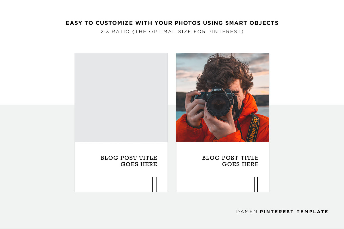 Damen Pinterest Template (PSD), a Social Media Template by Christie Evenson (Photo 5 of 5)