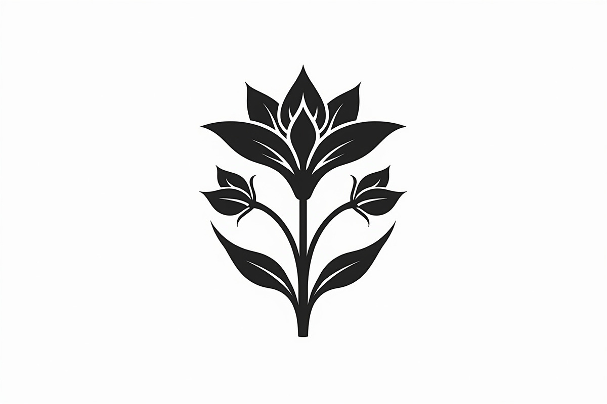 Floral Outline Vector Pack, an Illustration by yasushie (Photo 4 of 21)