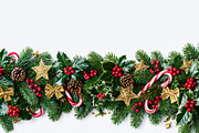 Festive Christmas garland, a Holiday Photo by Hannet (Thumbnail 1 of 2)