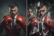 Broken Glass Photo Effect Bundle, an Action Add-On by Photoshop Action (Thumbnail 5 of 25)