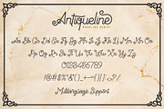 Antiqueline - Monoline Typeface, a Script Font by PutraCetol Studio (Thumbnail 10 of 11)