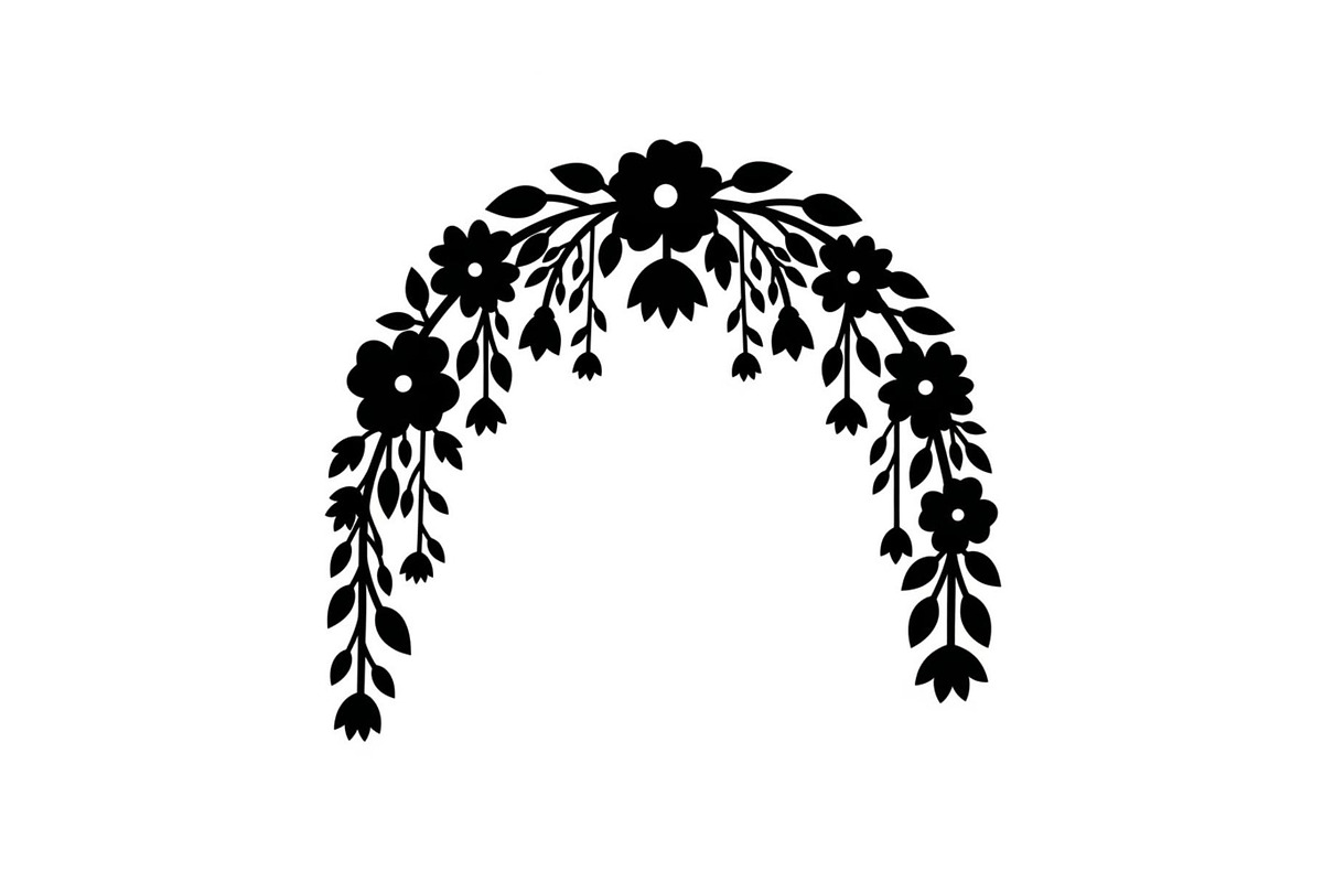 Floral Ornament Silhouette Bundle, an Illustration by BIPLOB EXPERT (Photo 30 of 51)