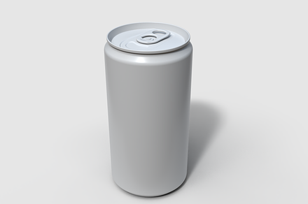 Aluminum Soda Can 280 ml 3D model, an Object 3D Model by Just Shop