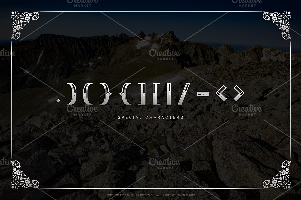 Nessa Born - Black Label Font preview 3
