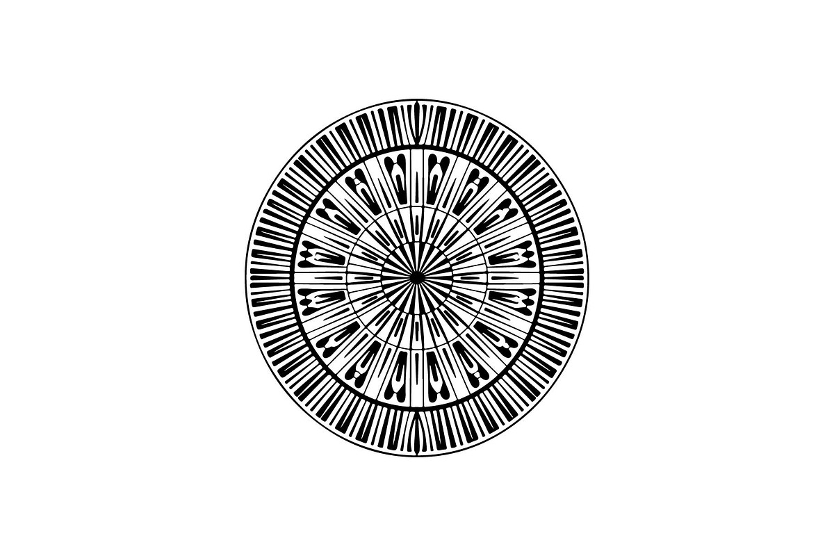 Black Mandala SVG Bundle, an Object Graphic by jahid234 (Photo 6 of 13)