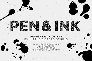 Pen & Ink - Vector Brush Tool Kit
