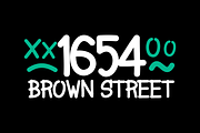 1654 Brown Street - Fonts, a Slab Serif Font by David is Creative (Thumbnail 1 of 5)