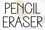 Pencil Eraser, a Sans Serif Font by FreshTypeINK (Thumbnail 1 of 8)