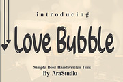Love Bubble, a Script Font by AleraStudio (Thumbnail 1 of 6)