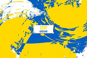 love and support Ukraine stop war, a Background Graphic by NJ Himel (Thumbnail 4 of 9)
