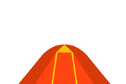 Hiking and Camping Tents Vector Set, an Illustration by Alex Krugli (Thumbnail 3 of 13)