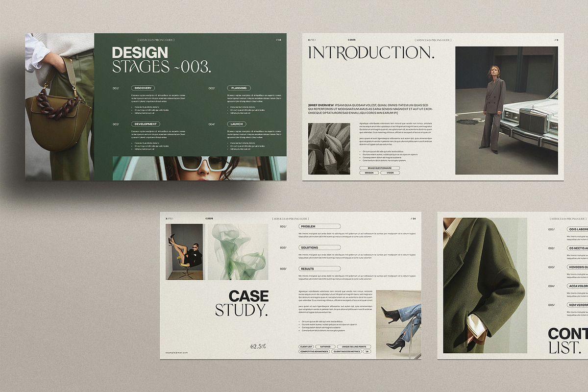 X-PRO | Services and Pricing Guide, a Presentation Template by ArtisanaAura (Photo 5 of 10)