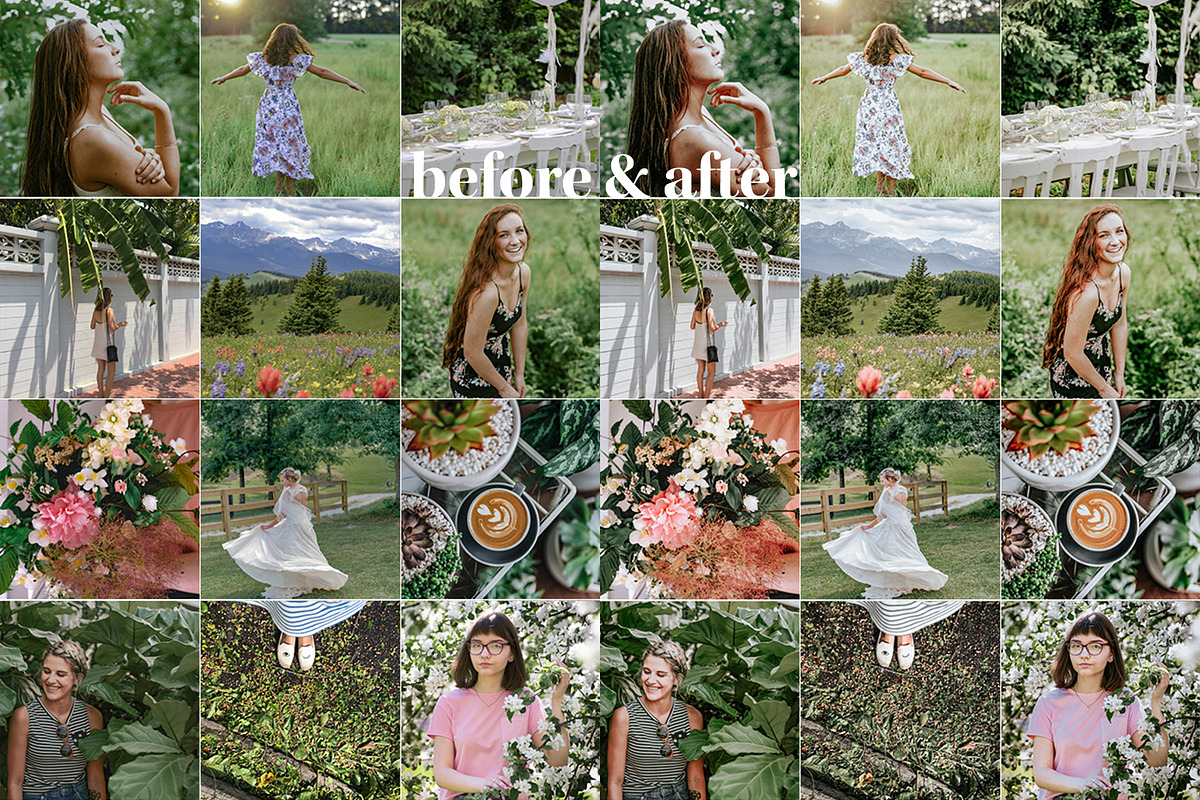 Insta Green Lightroom Mobile Presets, an Action Add-On by in between details (Photo 5 of 17)