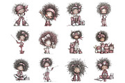 Afro Woman Clipart, an Illustration by Design Market (Thumbnail 2 of 3)