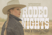 Rodeo Nights - Western Font
