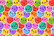 Colorful Emoticon Pattern, a Pattern Graphic by MISS CHATZ (Thumbnail 3 of 3)