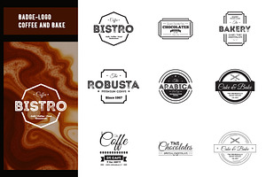 Badge-Logo Coffee and Bake, a Branding & Logo Template by mesuka