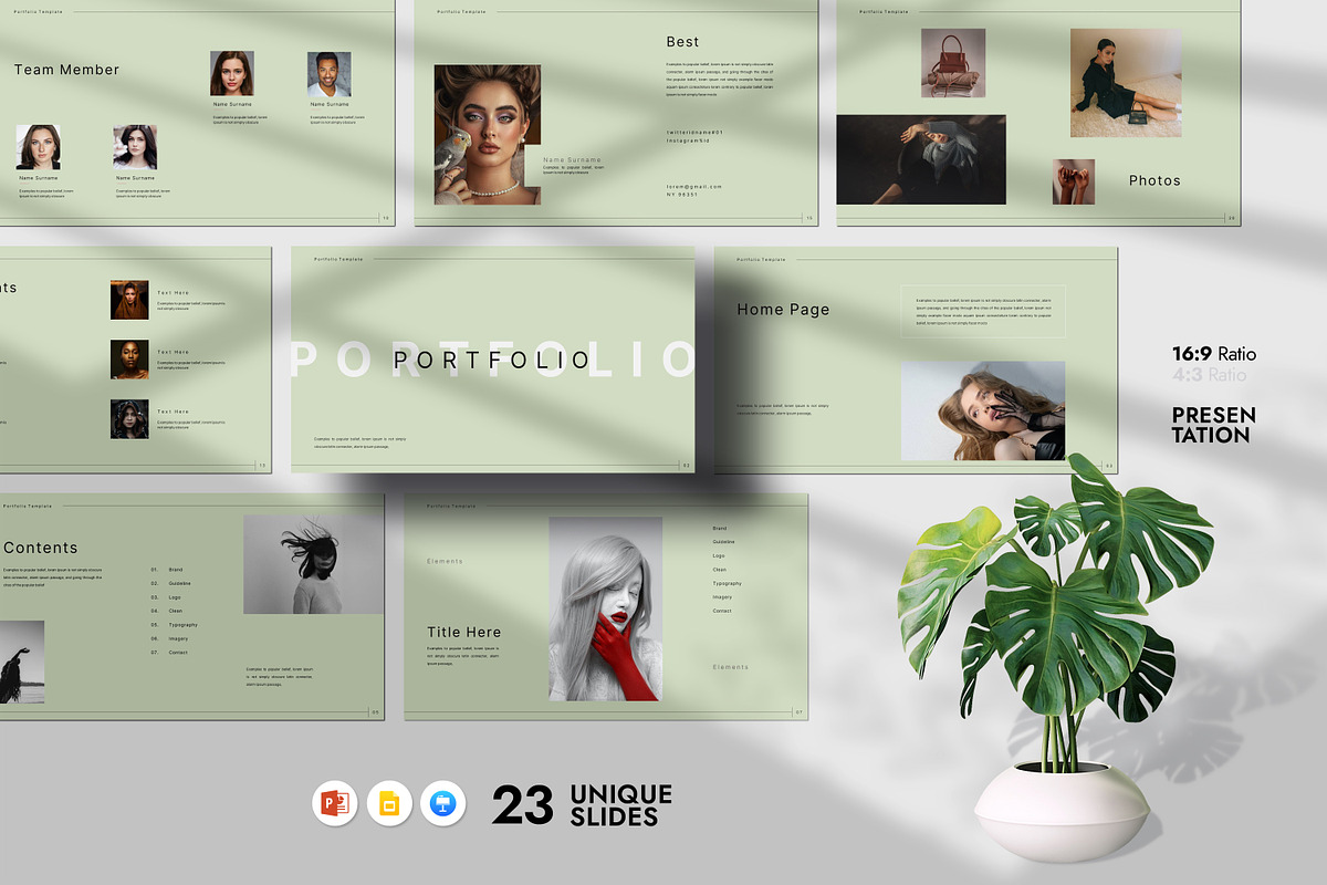 Portfolio Presentation Template