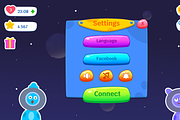 Space Word, Game UI, Mobile Casual, an Object Graphic by KartInnka (Thumbnail 12 of 19)
