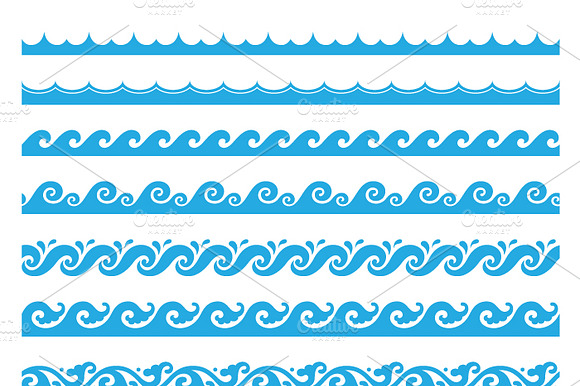8 Wave Brushes Set1