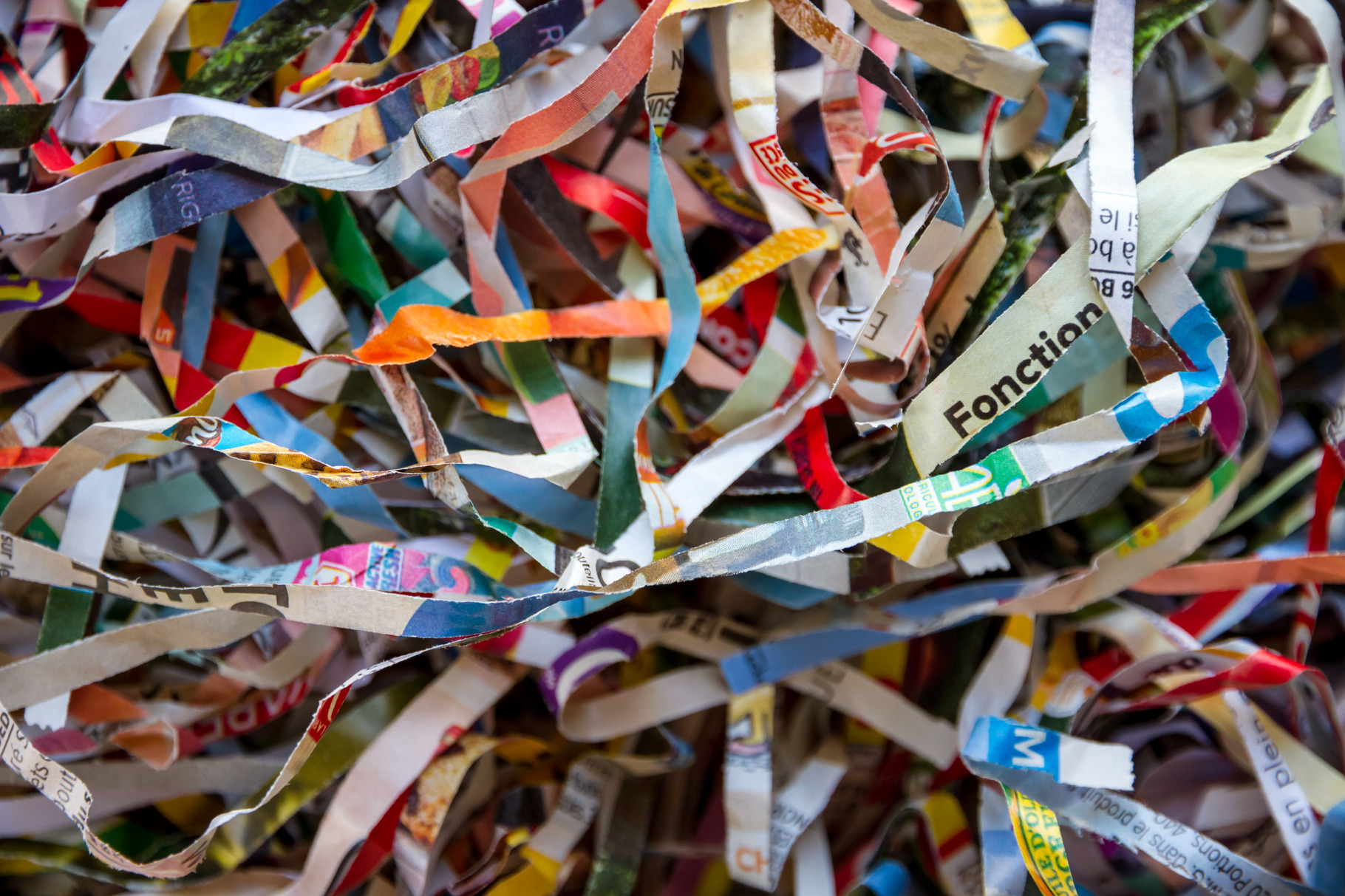 Colorful shredded papers wallpaper, a Background Graphic by GoodGoods