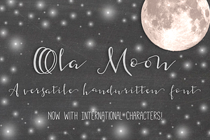 Ola Moon Typeface