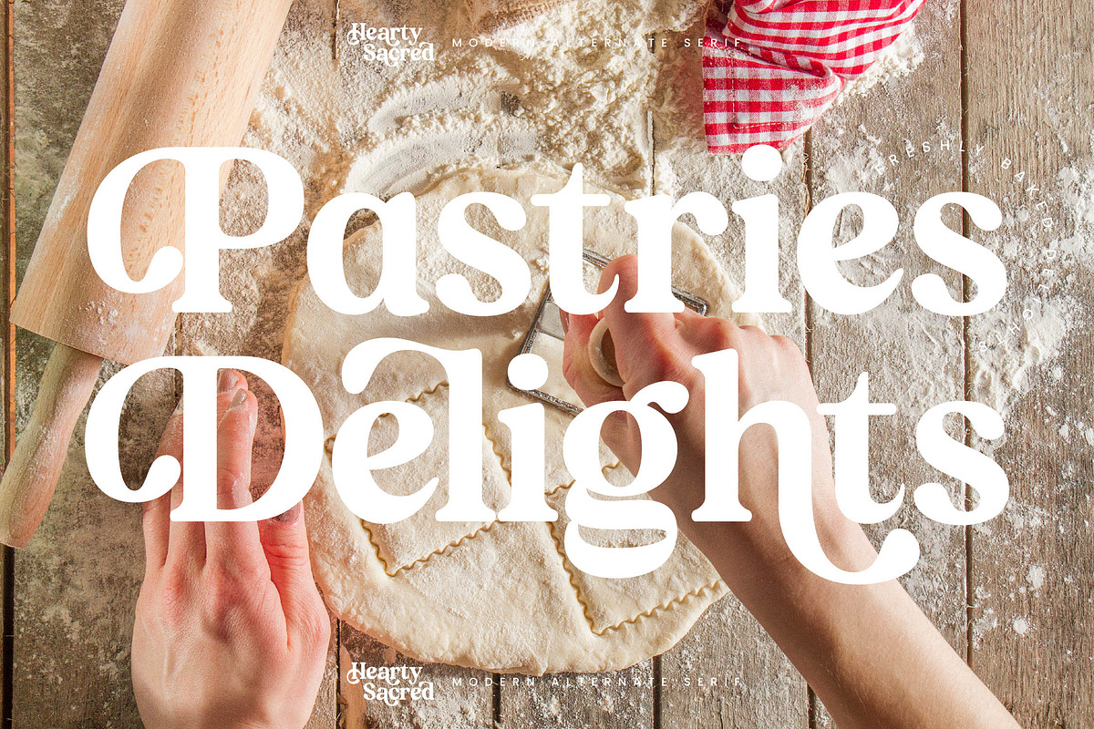 Hearty Sacred Modern Serif Font, a Serif Font by timelesstype.co (Photo 10 of 20)